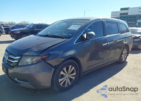 2015 Honda Odyssey Ex-L from USA, damaged, VIN 5FNRL5H67FB088429